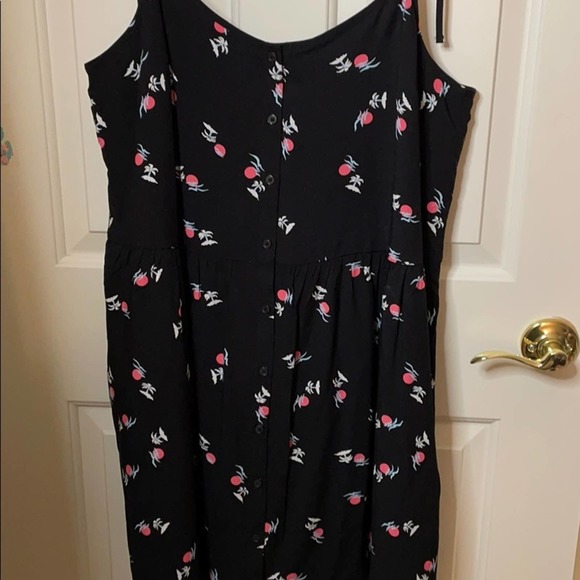 Levi’s palm tree black sundress NWT Large - Picture 3 of 9